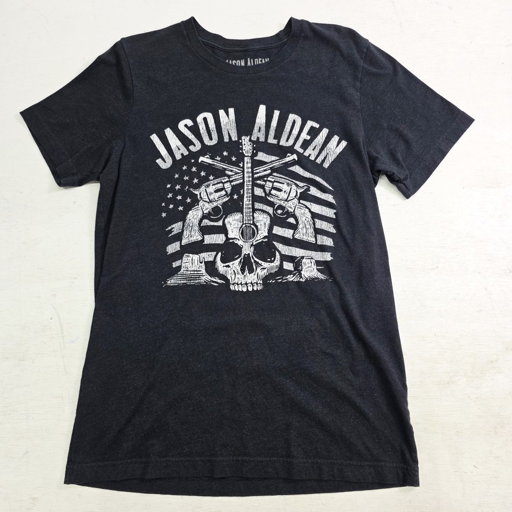 Jason Aldean Rock N' Roll Cowboy Tour 2022 Country Music T-Shirt Men's‎ Sz M EUC
